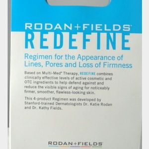 Rodan+Fields REDEFINE regimen for lines/wrinkles