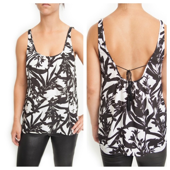 Resort Tie Floral Top