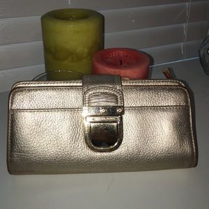 Michael Kors gold wallet
