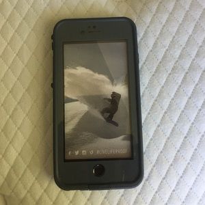 Gray lifeproof case/6s