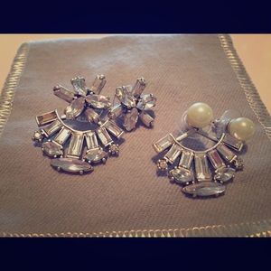 Stella and Dot earrings and jackets