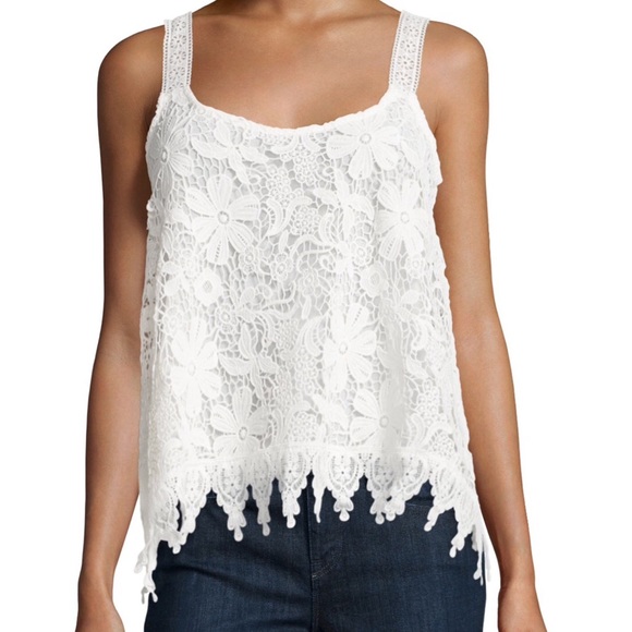 Romeo & Juliet Couture  Lace Tank  SMALL Available