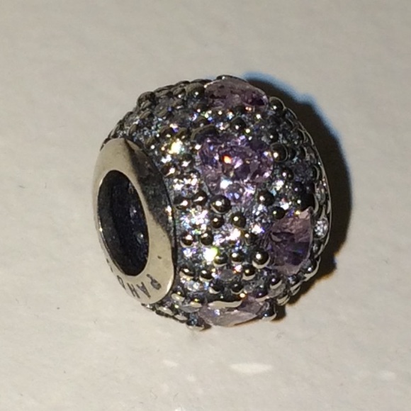 ✨NEW✨Pandora Charm - Shimmering Heart/Pink & Clear - Picture 3 of 4