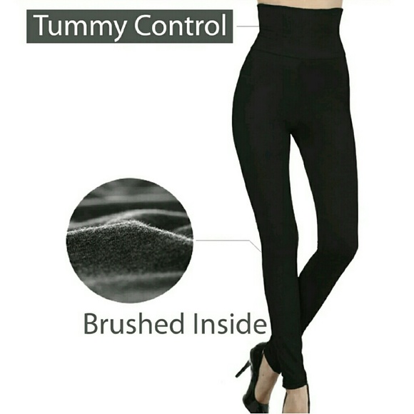 ⭐Best Fleece High Waist Tummy Tuck Leggings - Picture 2 of 4