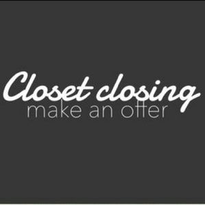 Closing my closet.
