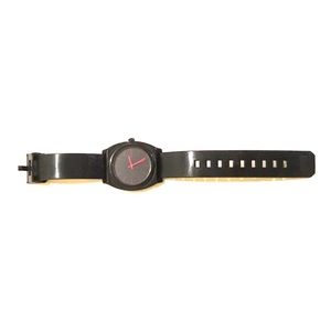 Nixon Time Teller P watch in Black/Bright Pink