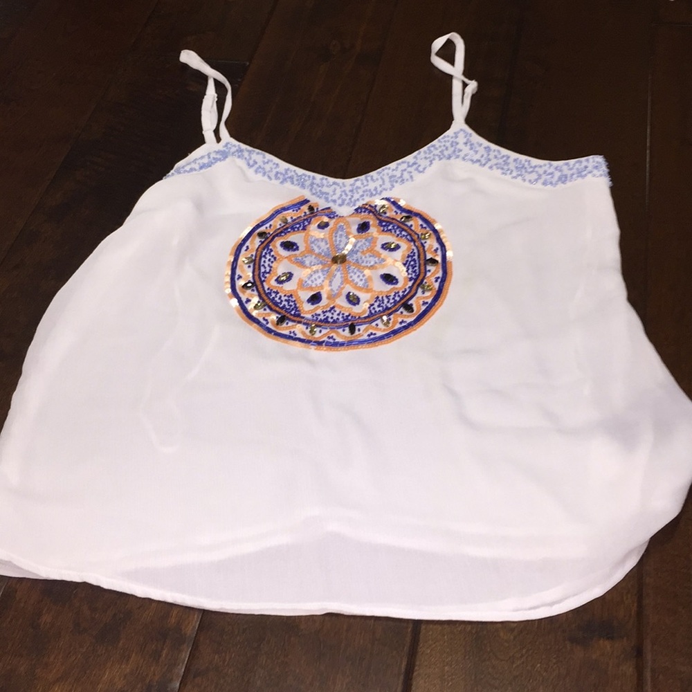 Beaded tank - Picture 2 of 8