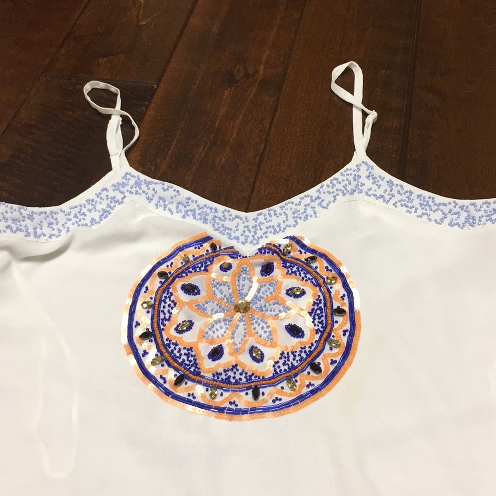 Beaded tank - Picture 4 of 8