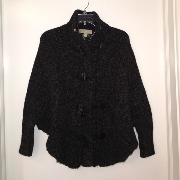 Michael Kors alpaca poncho/jacket sweater - Picture 1 of 4