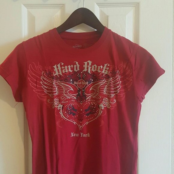 Hard Rock New York Embellished Tee