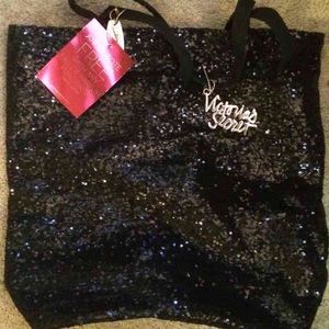 Victoria's Secret glitter tote