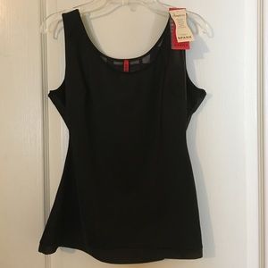 New Spanx Black Scoop Neck Camisole Size XL
