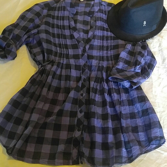 BeBop Tops - BeBop Plaid tunic top