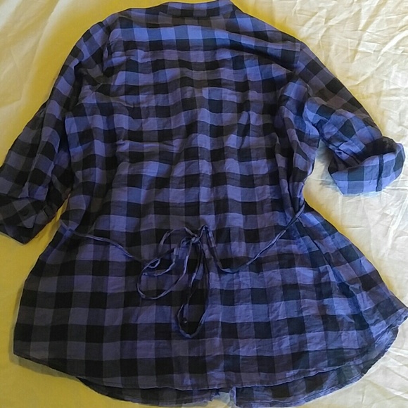 BeBop Plaid tunic top - Picture 4 of 4