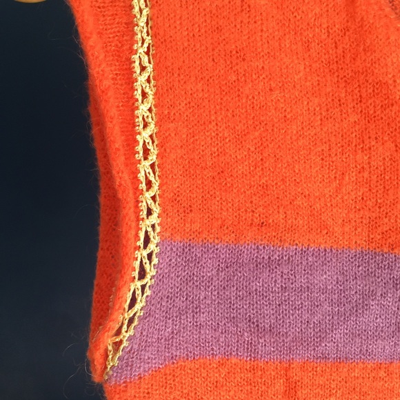 Vintage 1960's sweater shirt - Picture 2 of 4