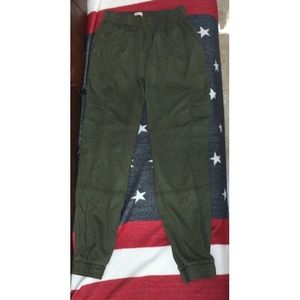 Olive green cargo pants