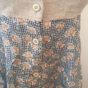 My Michelle Dresses - My Michelle country linen vtg mini dress sz 3 My Michelle Dresses - My Michelle country linen vtg mini dress sz 3