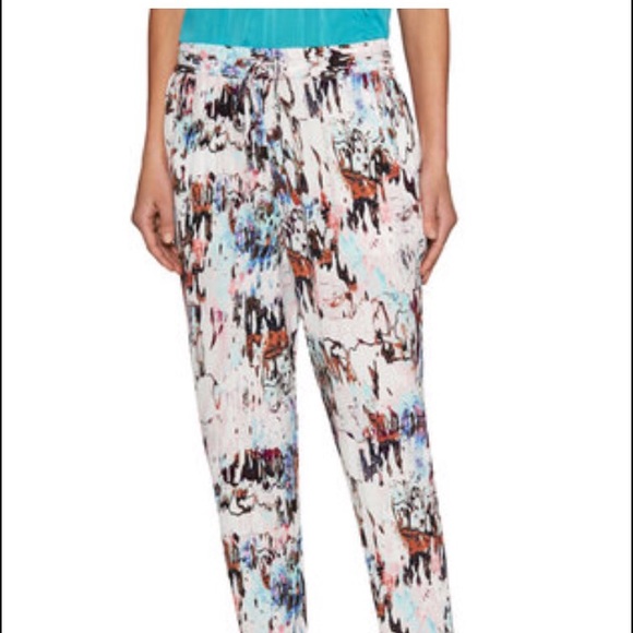 French connection isla jersey ripple pant