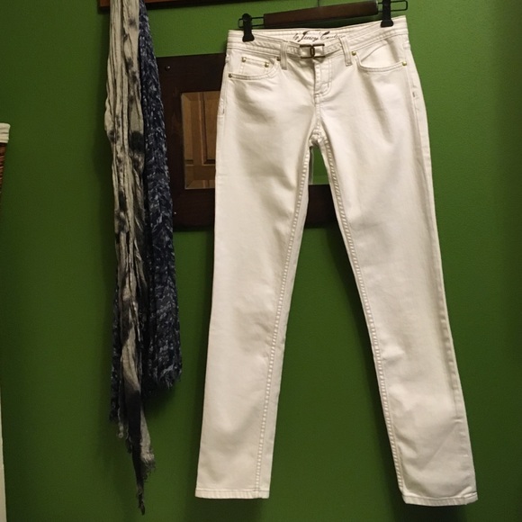New Juicy Couture White Skinny Denim Jeans Size 26