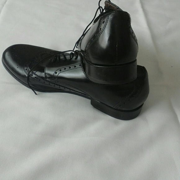 Florsheim black xford shoes size 9D main image 4