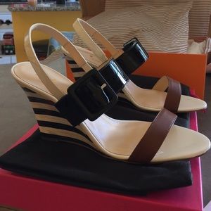Brand new Kate Spade isola wedges 7.5 x M