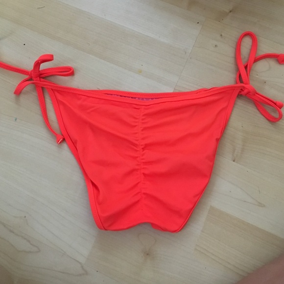 Neon orange cheeky bottom