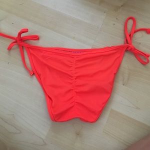 Neon orange cheeky bottom