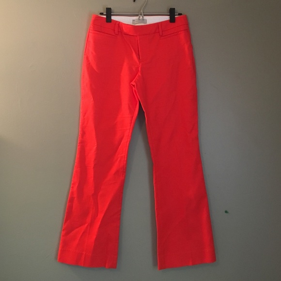 GAP Modern Boot-Cut Pants, red