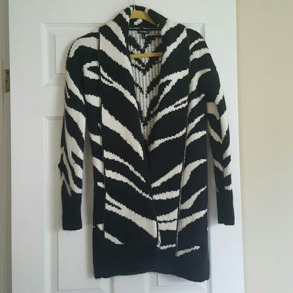 Express Cardigan, striped print