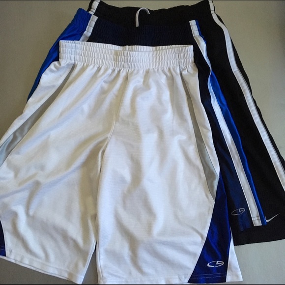 Lot of 3 Pairs of Boys Basketball Shorts