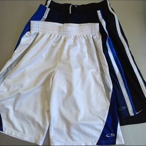 Lot of 3 Pairs of Boys Basketball Shorts