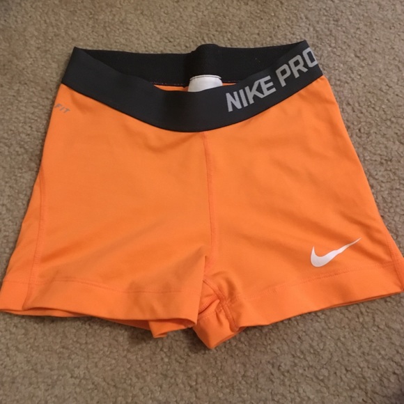 Orange Nike Pros