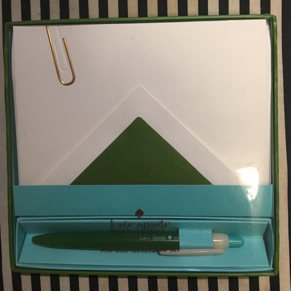 Kate Spade Notecard Set w/ Pen