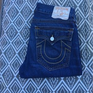 Men's True Religion! Size 34, 32. Medium blue.