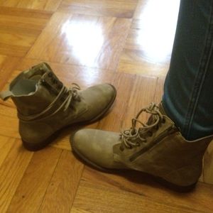 Tan and Brown Short Booties