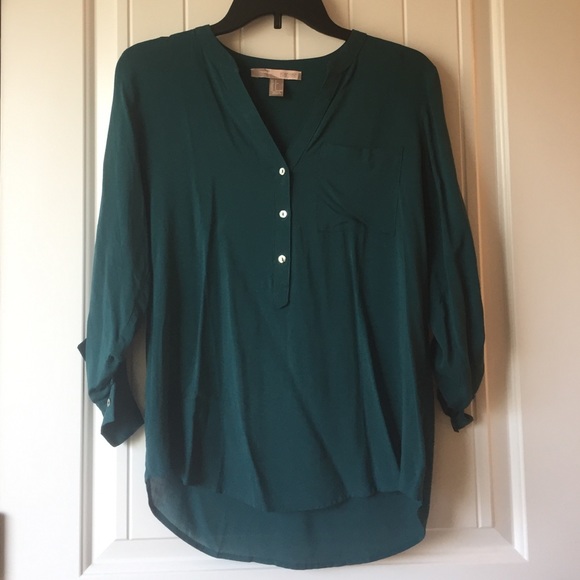 Teal/Green 3/4 shirt Forever21 - Picture 1 of 2