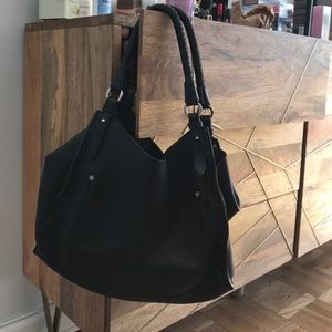 Cole Haan black leather handbag