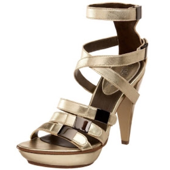 Cole Haan Gold Heels