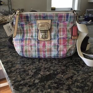 Coach Madras Swingpack - With Tags