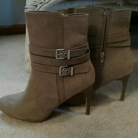 Express Taupe Boots