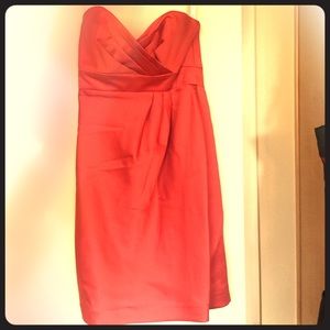 Alfred Angelo strapless bridesmaid dress