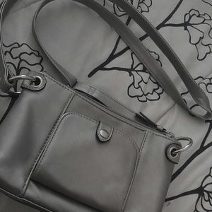 Grey mini purse