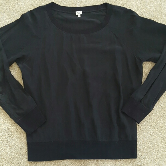 Aritzia Wilfred silk jersey top