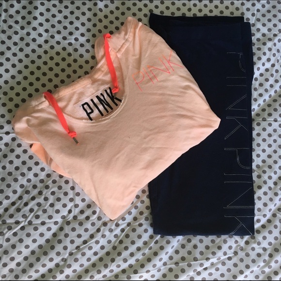 🆕Victoria's secret pull over w/ sweats✨