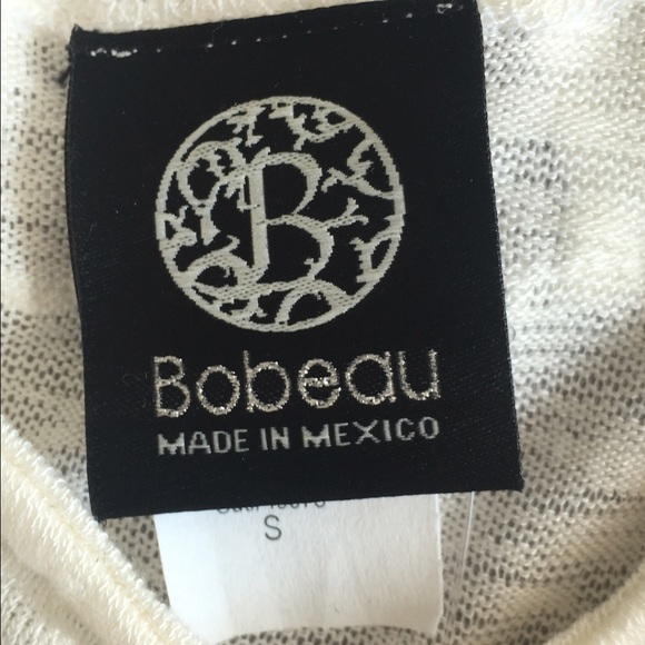 NWT Bobeau Cream Tank Size Small - Picture 3 of 3