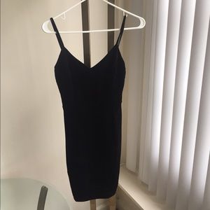H & M faux suede dress