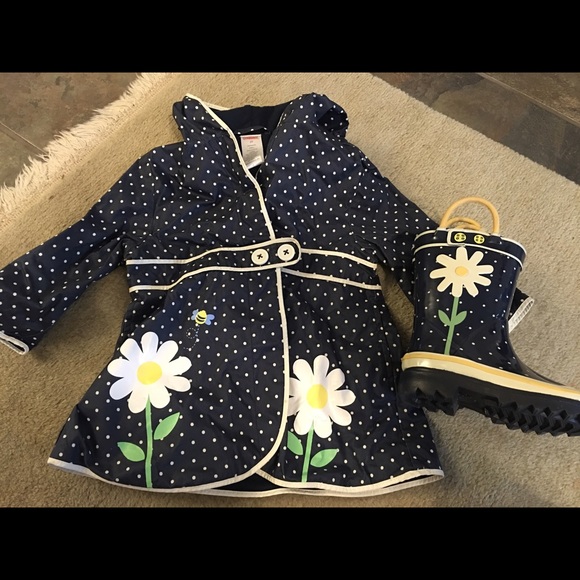 Gymboree raincoat and boots