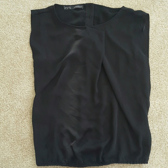 Zara short sleeve blouse