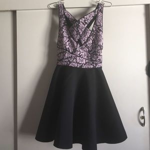 Lace cutout dress