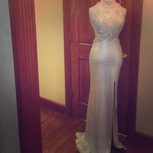 Red Carpet Tony Bowls Evening Gown